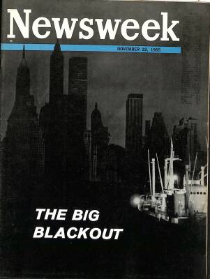 Newsweek 22 November 1965 - The Big Blackout, Walter Lıppman, Joe Heiberger NDR84665 - 1