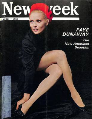 Newsweek 4 March 1968 - Faye Dunaway, Kennedy, Jackie, Harlech, Tory Stanfield NDR84673 - 1