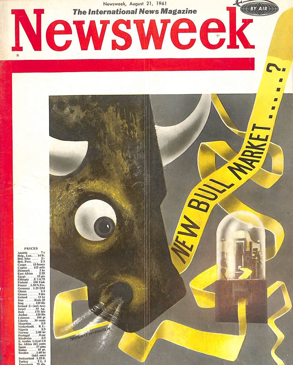 Newsweek Magazine 21 August 1961 - John F. Kennedy, Steve Maas, Phyllis Marder NDR88207 - 1