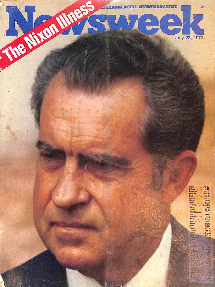 Newsweek Magazine 23 July 1973 - Nixon, Uruguay Africa, Rose Mary's Baby NDR88198 - 1