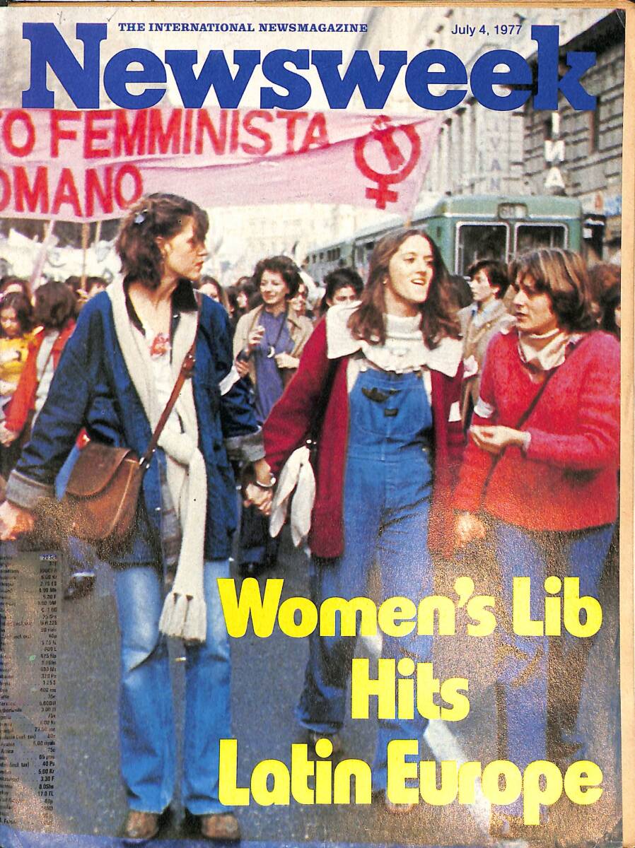 Newsweek Magazine 4 July 1977 - Women's Lib Hits Latin Europe, Felipe Gonzalez NDR88204 - 1