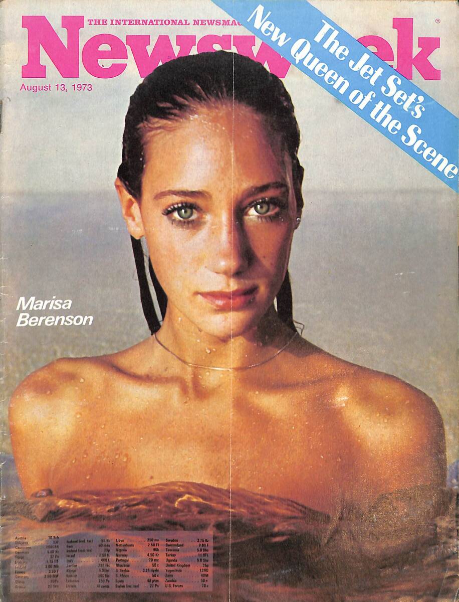 Newsweek Magazine August 13,1973 - Marisa Berenson, Nixon and Tanaka NDR88689 - 1