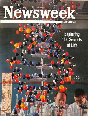 Newsweek May 13 1963 - Walter Lipmann, Janet Auchincloss , Samarştan Marti Stevens NDR84588 - 1