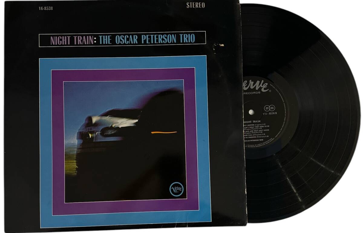 Night Train - The Oscar Peterson Trio (Verne) LP Plak (10/8) PLK25587 - 1