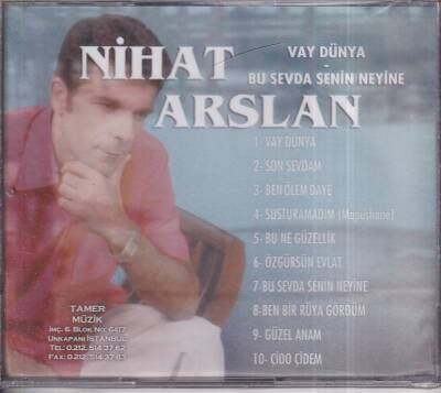 Nihat Arslan - Vay Dünya Bu Sevda Senin Neyine (Sıfır Ürün) CD Müzik CD1123 - 2