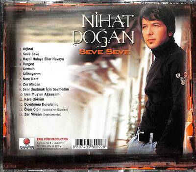 Nihat Doğan - Seve Seve CD Müzik (İkinci El ) CD2916 - 8