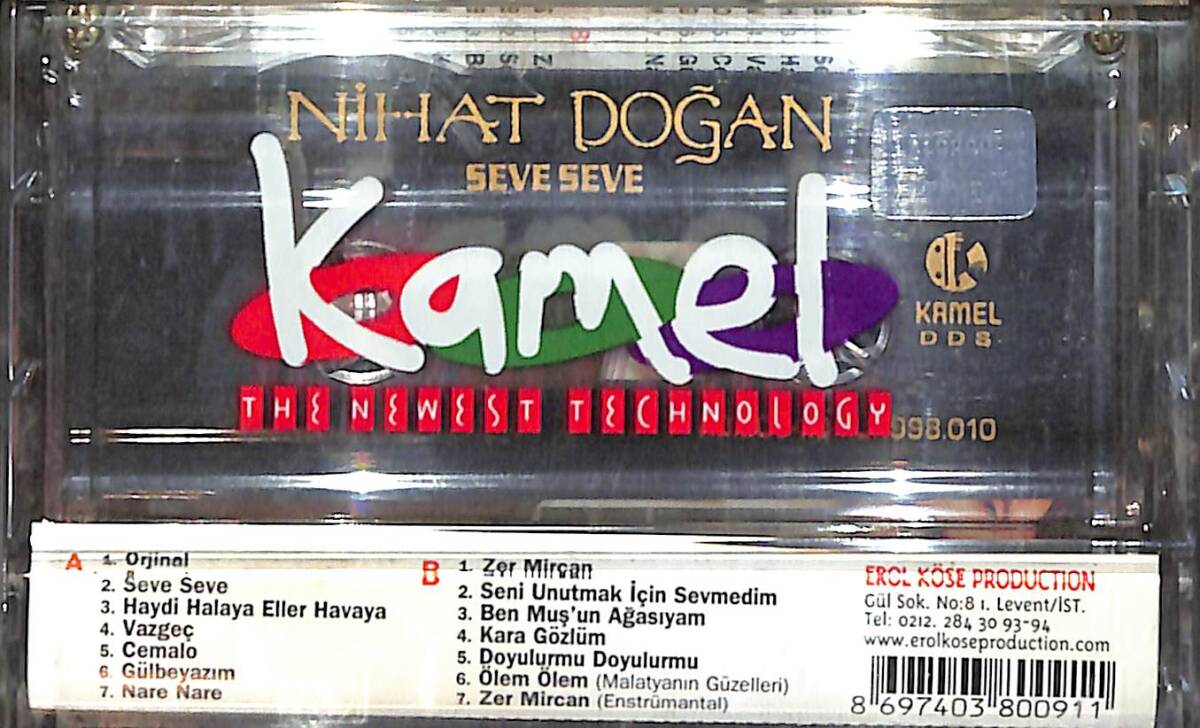 Nihat Doğan - Seve Seve Kaset (Sıfır) KST27580 - 2