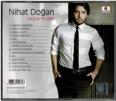 Nihat Doğan *Zoruna mı Gitti* CD Müzik CD620 - 8