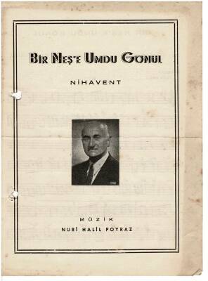 Nihavent - Bir Neşe Umdu Gönül Nota Kitapçığı EFM1991 - 4