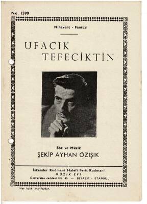 Nihavent - Fantezi - Ufacık Tefeciktin Nota Kitapçığı EFM1973 - 1