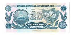 Nikaragua 25 Centavos ÇİL 1991 YKP5590 - 2