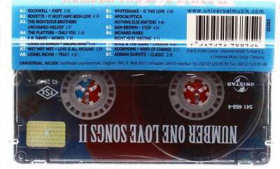 Number One Love Songs II -Kaset KST4052 - 4