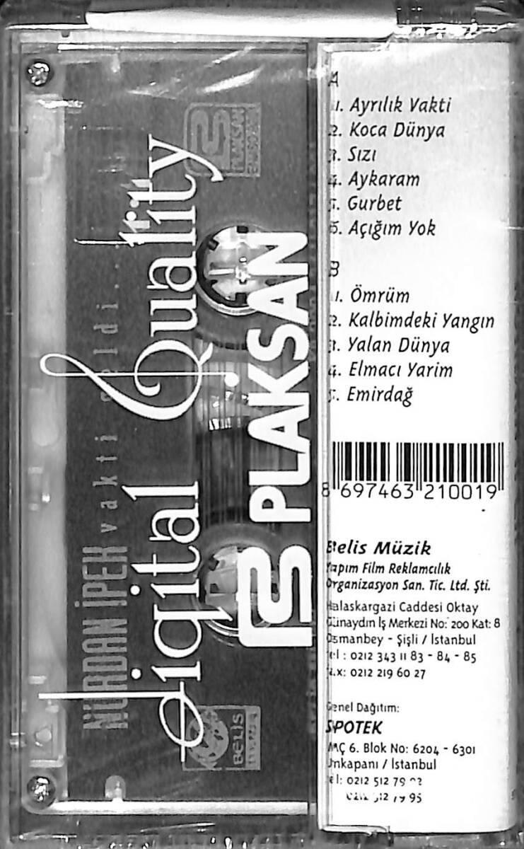 Nurdan İpek - Vakti Geldi Kaset (Sıfır) KST27523 - 2