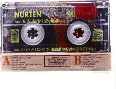 Nurten *Sen Türkülerini Söyle 3* Kaset KST5271 - 4