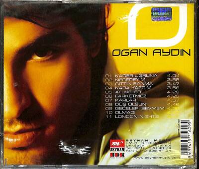 Ogan Aydın - Kader Uğruna (Sıfır Ürün) CD Müzik CD2742 - 2