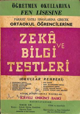 Öğretmen Okullarına Fen Lisesine Girecek Ortaokul Öğrencilerine ZEKA ve BİLGİ TESTLERİ KTP2559 - 1