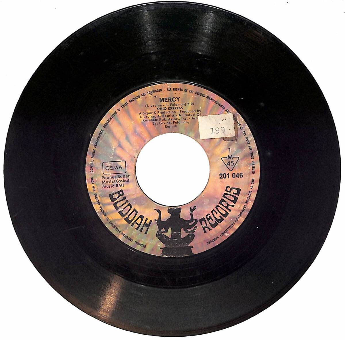 Ohio Express – Mercy / Roll It Up PLAK (10/5.5) PLK24893 - 1