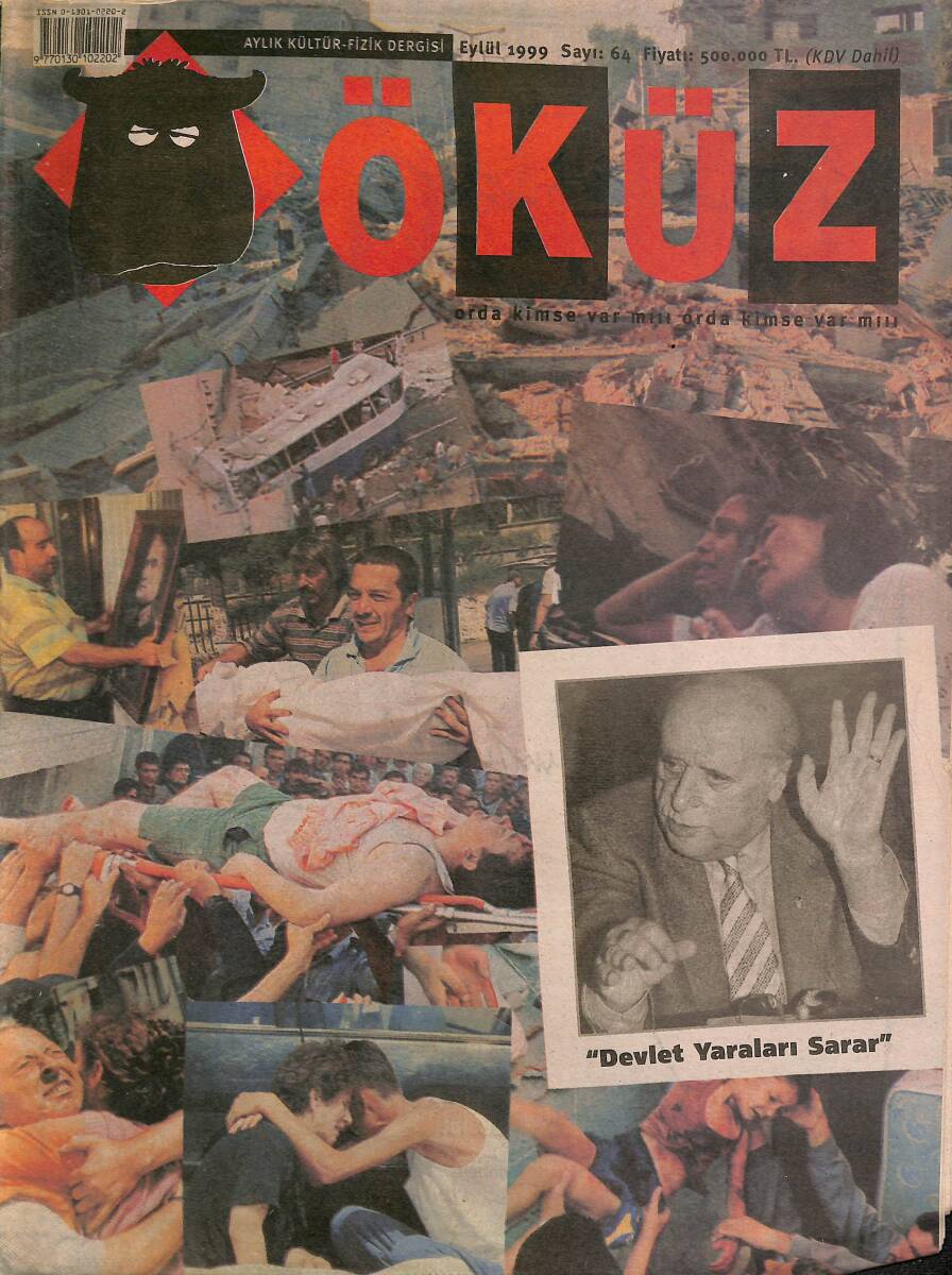 Öküz Aylık Kültür-Fizik Dergisi Eylül 1999 Sayı : 64 NDR89589 - 1