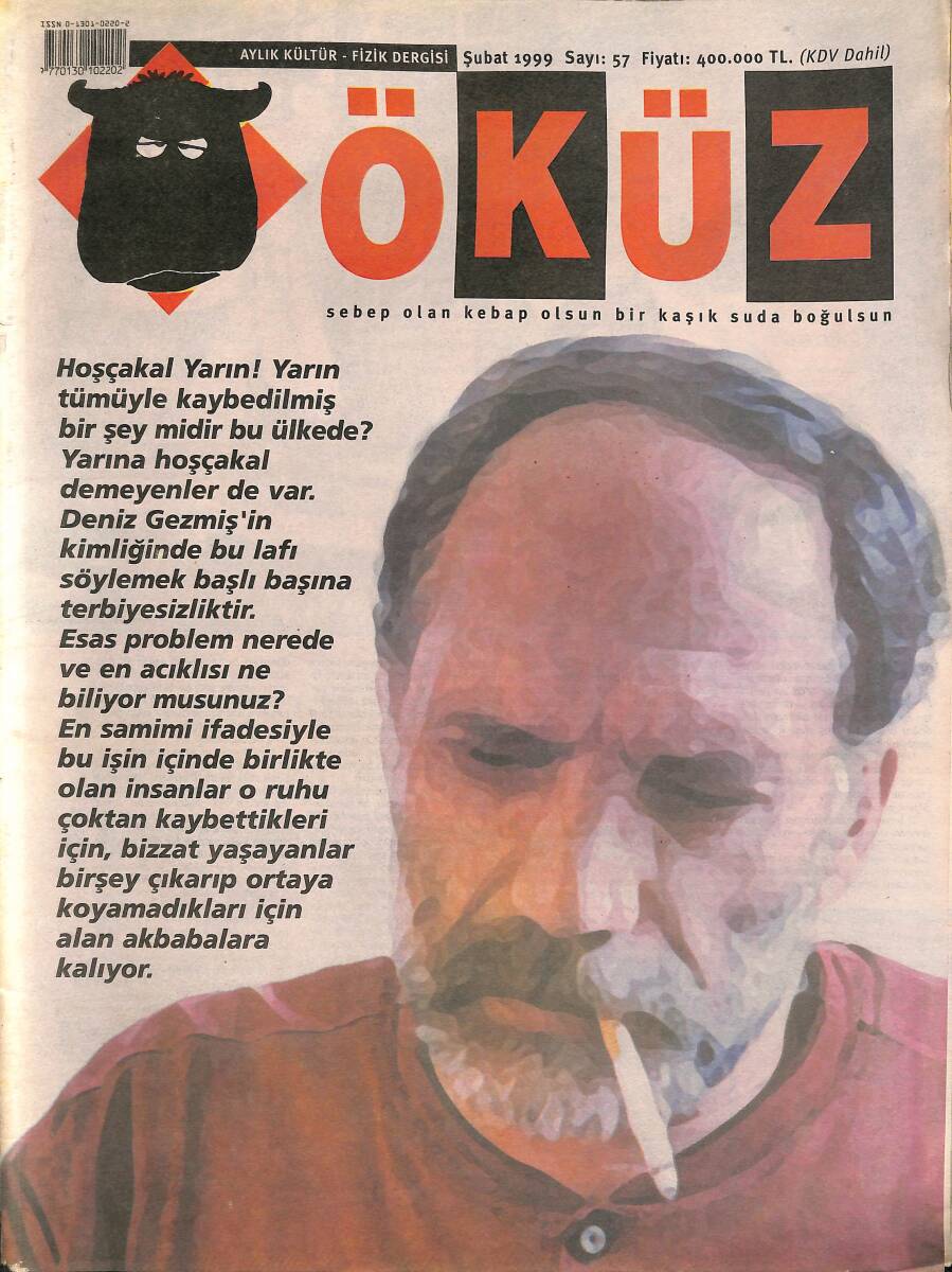 Öküz Aylık Kültür-Fizik Dergisi Şubat 1999 Sayı : 57 NDR89590 - 1