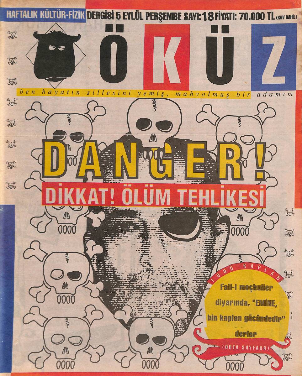 Öküz Haftalık Kültür-Fizik Dergisi 5 Eylül Sayı : 18 NDR89596 - 1