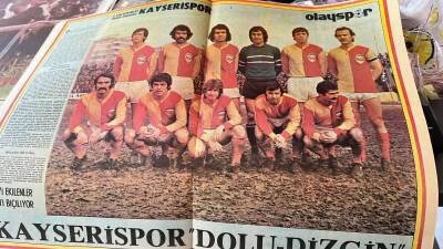 Olayspor Dergisi 2 Ocak 1979 - Kayserispor Oyuncu Kadrosu Afişi - Yüzakımız Ahmet Enünlü GZ127378 - 2