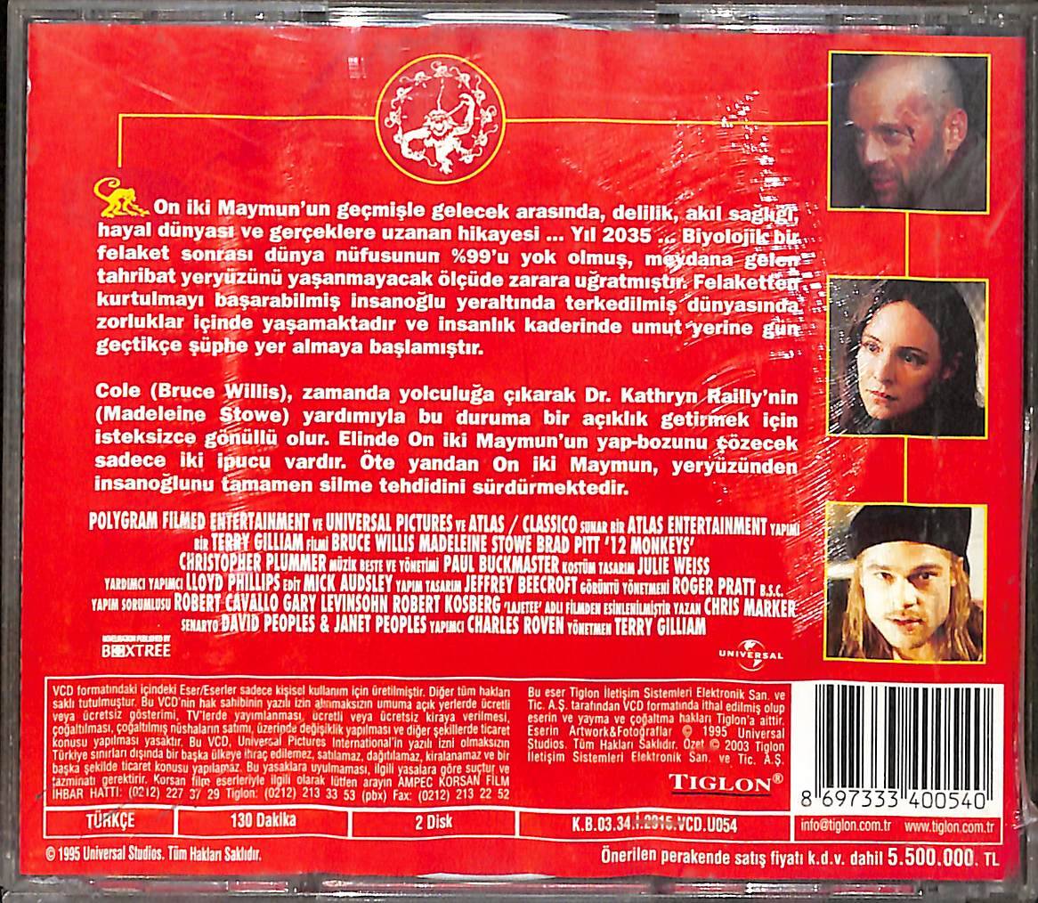 On İki Maymun VCD Film (İkinci El) VCD25974 - 2