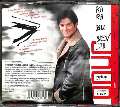 Onur *Kara Bu Sevda* ( İkinci El ) CD Müzik CD2042 - 2