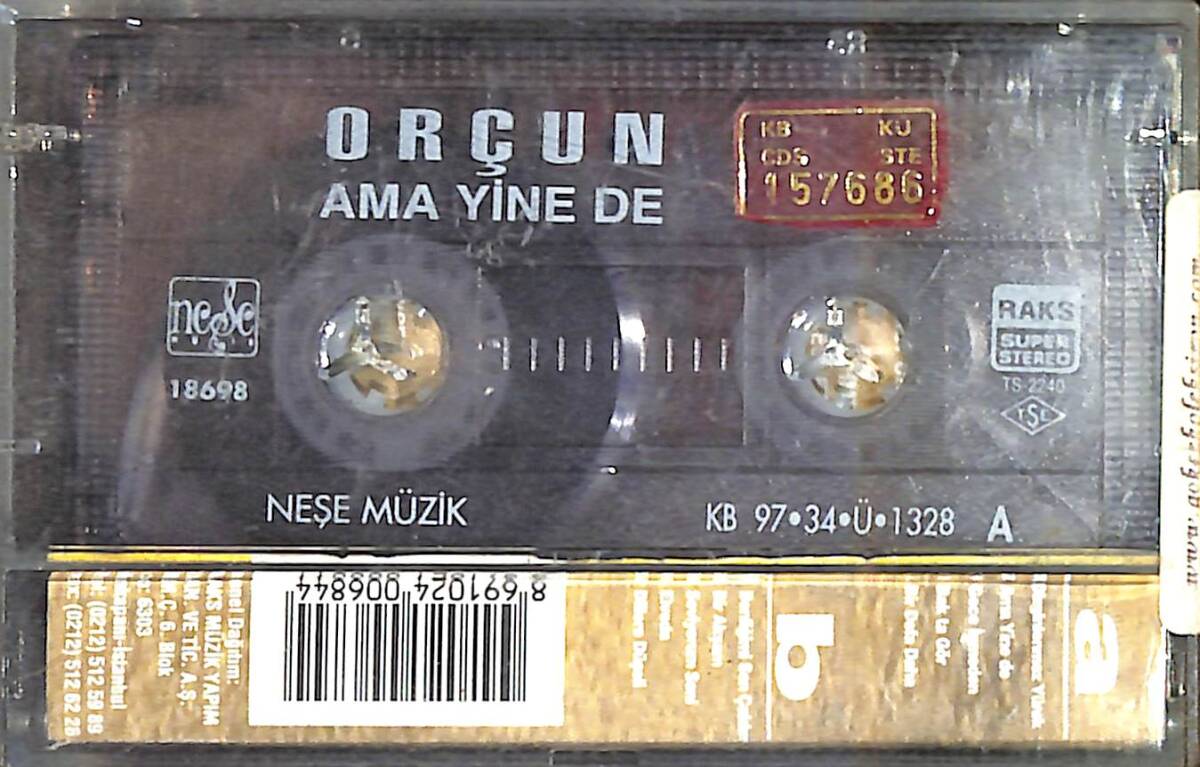 Orçun - Ama Yine De Kaset (Bordo Bandrol - İkinci El) KST27307 - 2