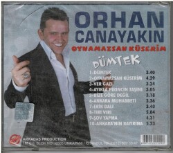 Orhan Canayakın - Düm Tek CD Müzik CD554 - 8