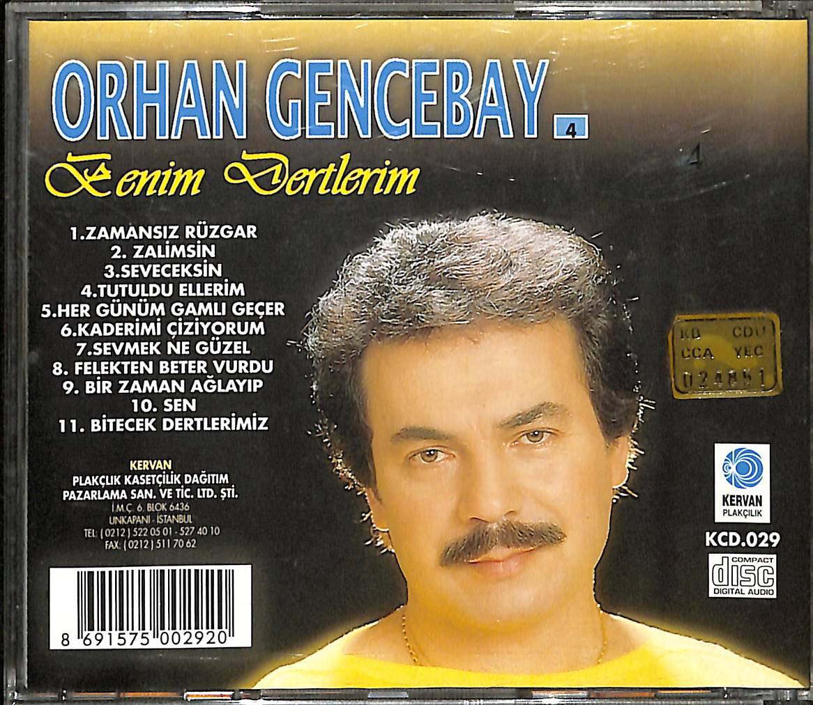 Orhan Gencebay - Benim Dertlerim CD - Dönem Baskı 