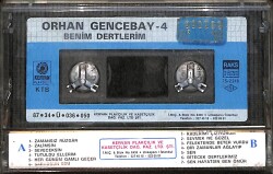 Orhan Gencebay - Benim Dertlerim (Mavi Bandrol - İkinci El) Kaset KST26603 - 2