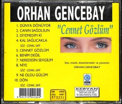 Orhan Gencebay - Cennet Gözlüm CD - Dönem Baskı 