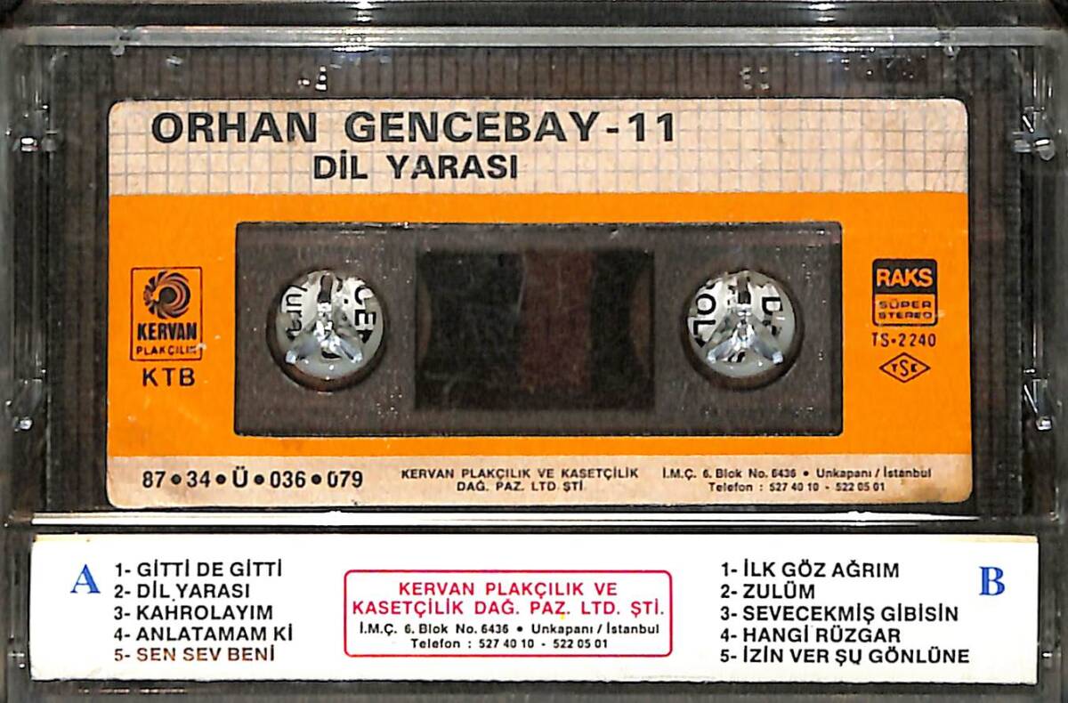 Orhan Gencebay - Dil Yarası Kaset (İkinci El) KST26566 - 2