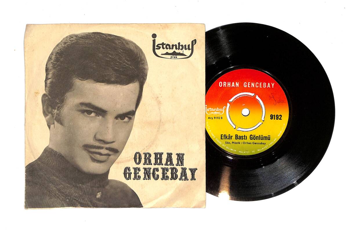 Orhan Gencebay - Efkar Bastı Gönlümü / Kaderimin Oyunu PLAK (10/7.5) PLK24050 - 1