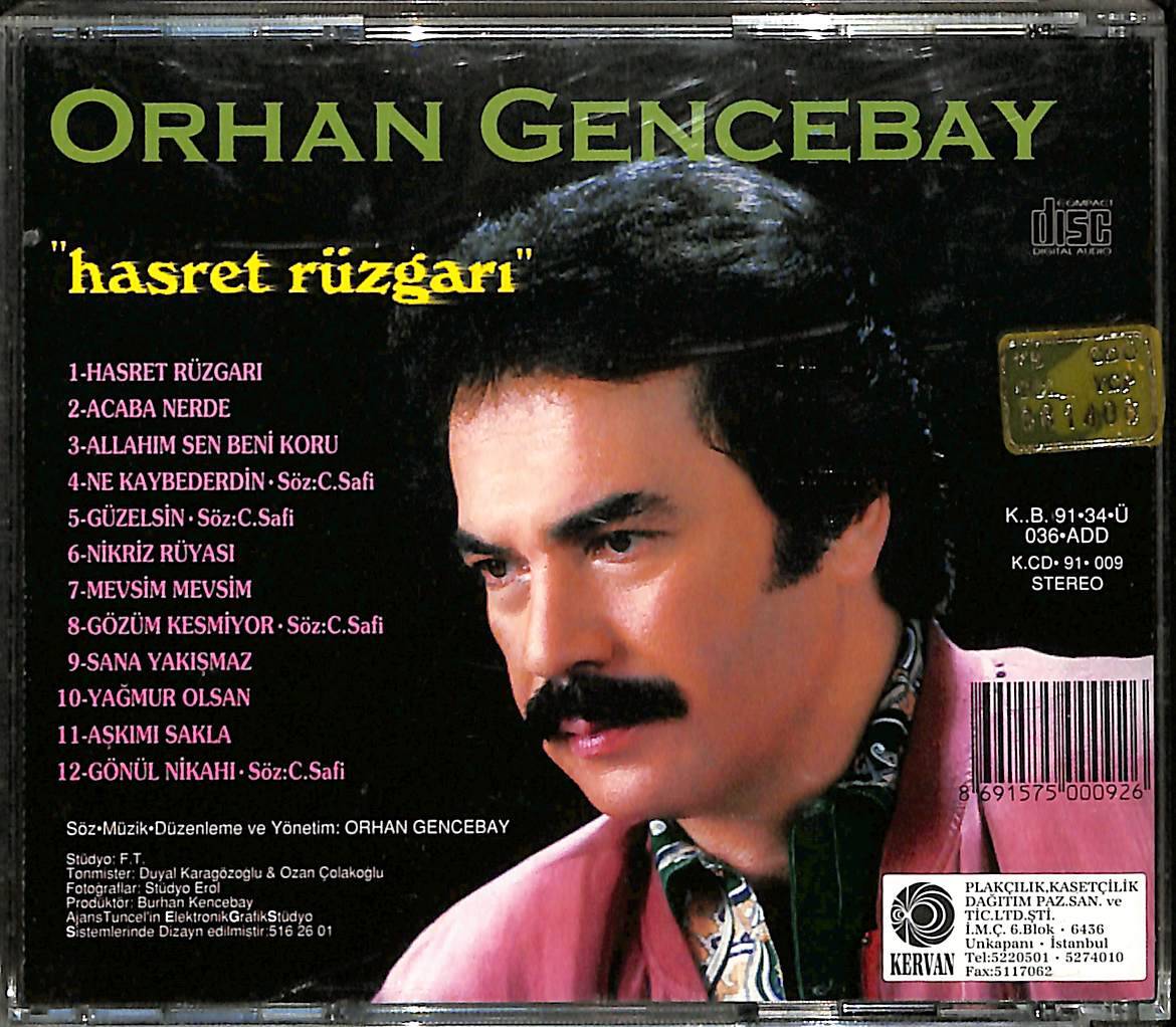 Orhan Gencebay - Hasret Rüzgarı CD - Dönem Baskı 