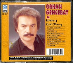 Orhan Gencebay - Hatasız Kul Olmaz CD - Dönem Baskı (İkinci El) CD3737 - 2