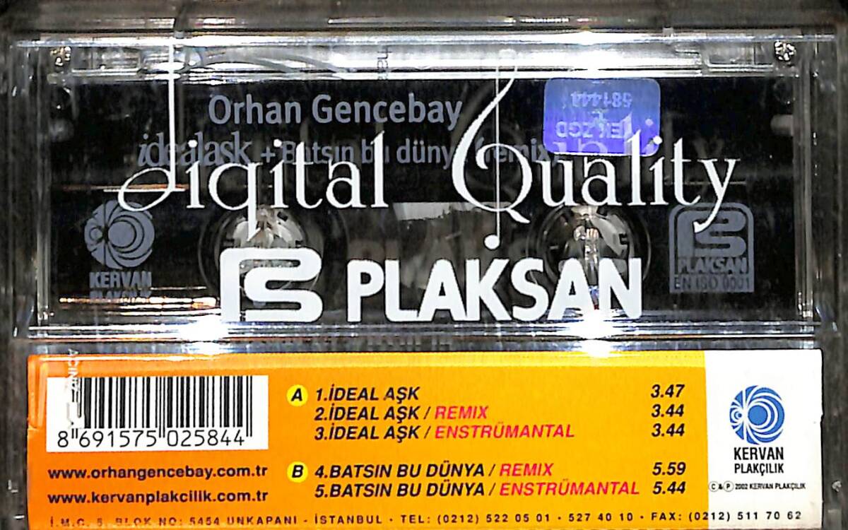 Orhan Gencebay - İdeal Aşk / Batsın Bu Dünya Kaset (Sıfır) KST26609 - 2