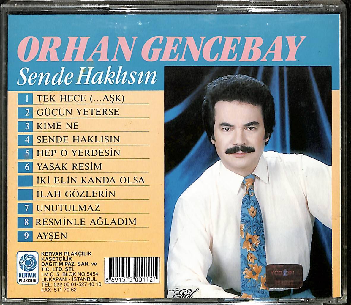 Orhan Gencebay - Sen De Haklısın CD - Dönem Baskı (İkinci El) CD3739 - 2