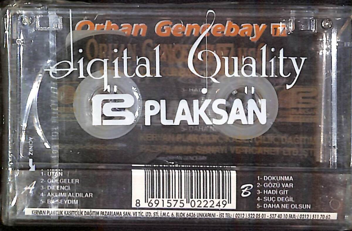 Orhan Gencebay - Utan / Dokunma Kaset (Kervan - İkinci El) KST27892 - 2