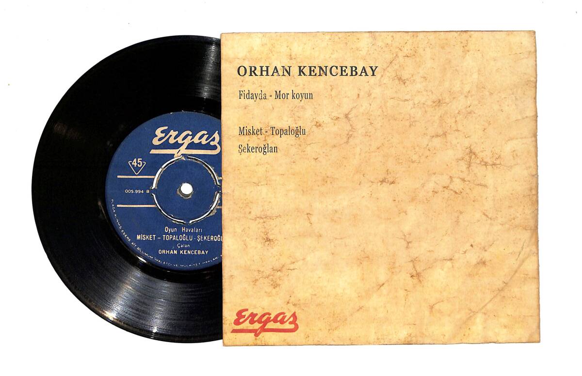 Orhan Kencebay - Fidayda , Mor Koyun / Misket, Topaloğlu, Şekeroğlan PLAK (10/8) * Kapağı Çok Nadir PLK24065 - 2