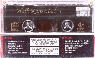 Ozad Prodüksiyon *Halk Konserleri 1* Kaset KST6846 - 2