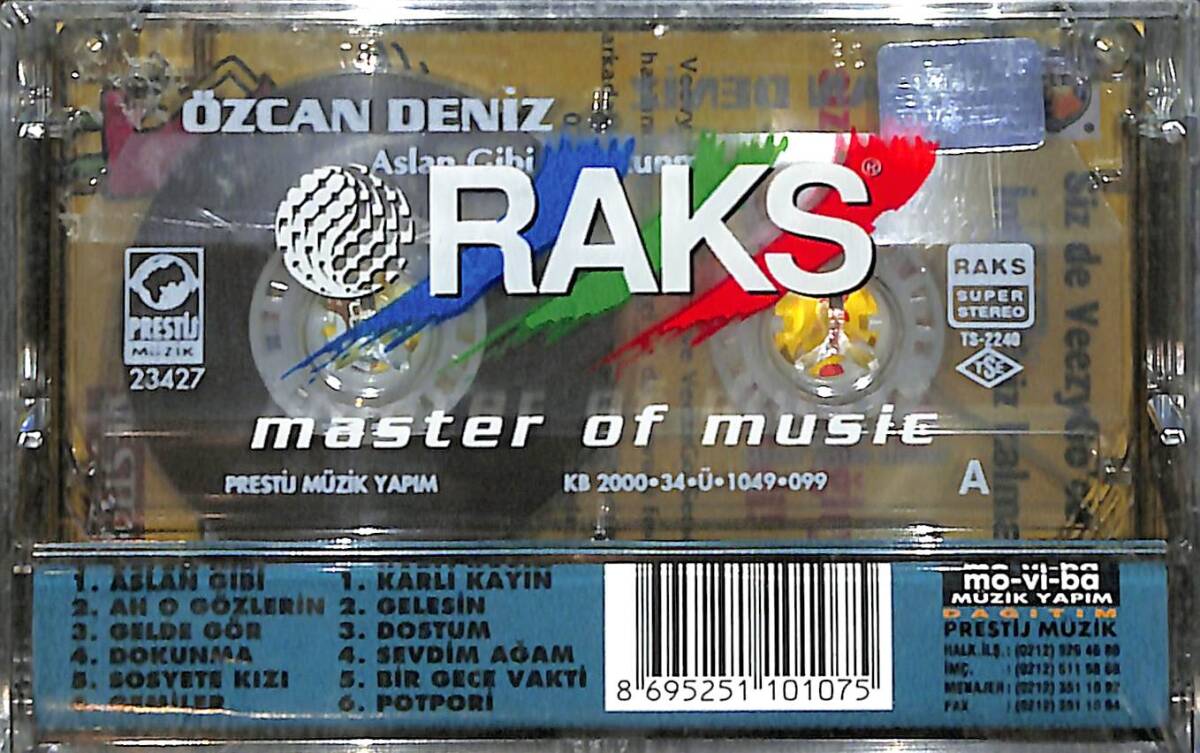 Özcan Deniz - Aslan Gibi / Dokunma Kaset (Sıfır) KST27484 - 2