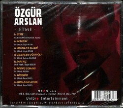 Özgür Arslan - Etme (Sıfır Ürün) CD Müzik CD1963 - 2