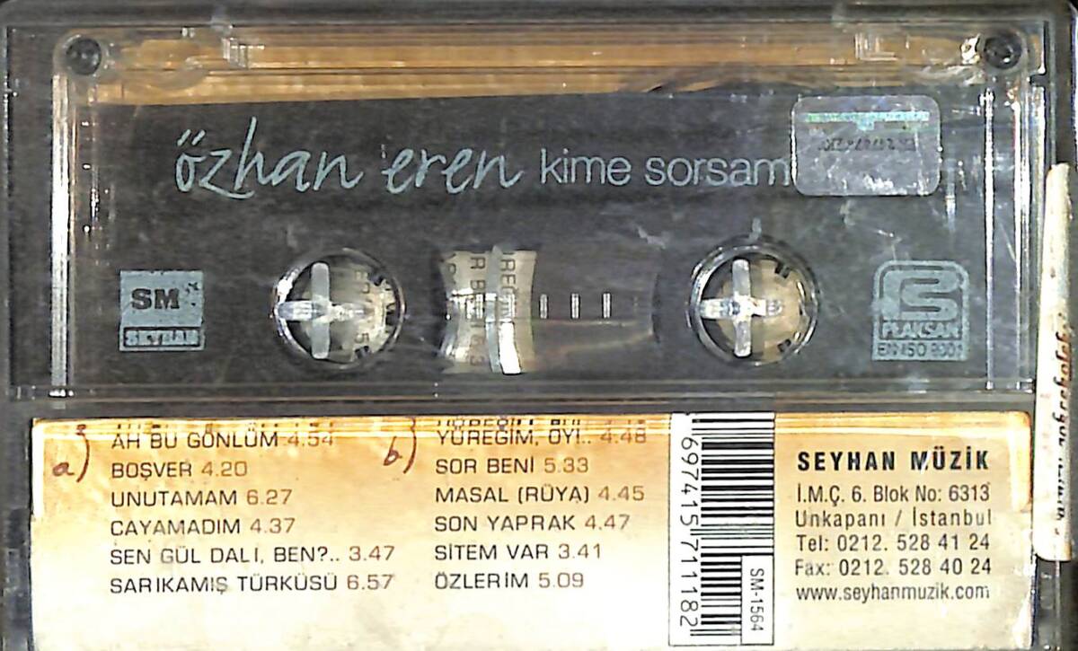 Özhan Eren - Kimse Sorsam Kaset (İkinci El) KST27312 - 2