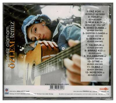 Özlem Temiz - Sensiz Olamam CD Müzik CD401 - 8