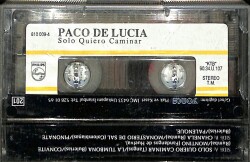 Paco De Lucia *Solo Quiero Caminar* Kaset KST23530 - 2