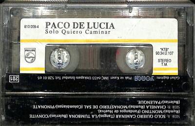 Paco De Lucia *Solo Quiero Caminar* Kaset KST23530 - 2