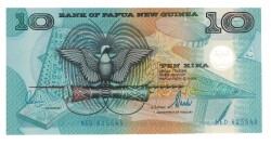 Papua Yeni Gine 10 Kina 2002 ÇİL YKP3746 - 1