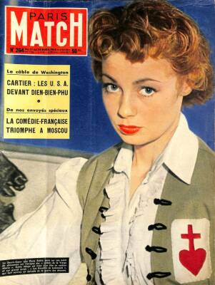 Paris Match 24 Avril 1954 - Kapak Dany Robin DRG583 - 1