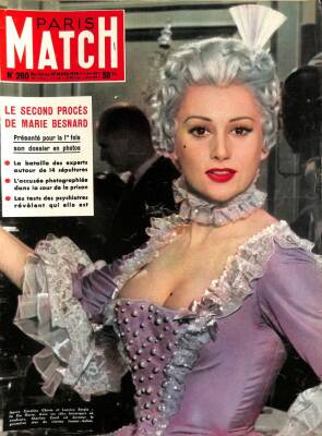 Paris Match 27 Mars 1954 - KAPAK Martine Carol DRG580 - 1